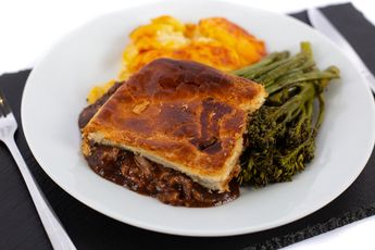 Steak Pie Close up